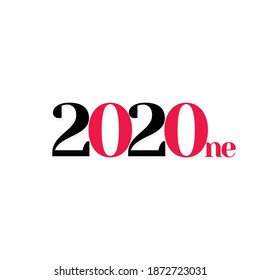 Year 2021 Typography- Happy New Year Banner - Illustration