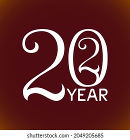 Año 2022 Tipografía de diseño numérico. 2022 Feliz Año Nuevo. Plantilla de diseño de números 2022 para banners, banners, volantes y otros diseños. Ilustración vectorial con etiquetas negras aisladas en fondo blanco.