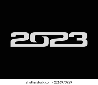 Year 2023 logo vector illustration Free Vector Image