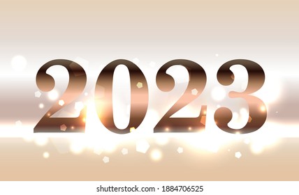 Year 2023 New Year Concept Illustration