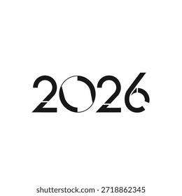 The year 2026 is represented in a sleek, modern font with unique circular elements.