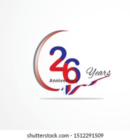 Year Anniversary celebration Vector Template Design Illustration
