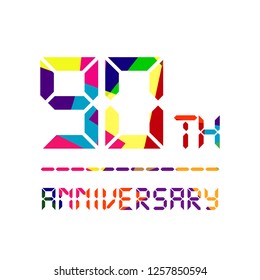 year anniversary design. vector