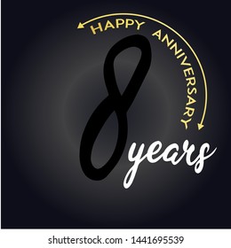 Year Anniversary Vector Template Design Illustration