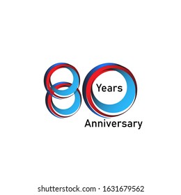 Year Anniversary Vector Template Design Illustration