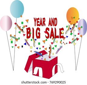 year and big sale image