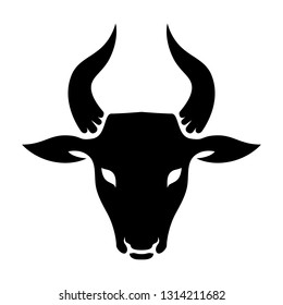 Year Bull Chinese Zodiac Silhouette Vector Stock Vector (Royalty Free ...