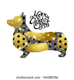 year, dog, chinese, new, vector, illustration, symbol, zodiac, design, decoration