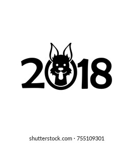 Year of dog icon