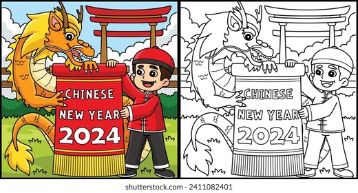 Year of the Dragon Chinese New Year 2024 