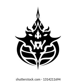 Year Dragon Thai Zodiac Silhouette Vector Stock Vector (Royalty Free ...