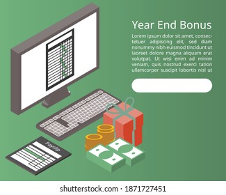 bono de fin de año tras banner de revisión de rendimiento