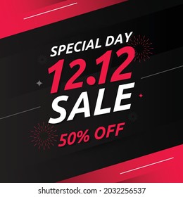 Year end sale banner vector template