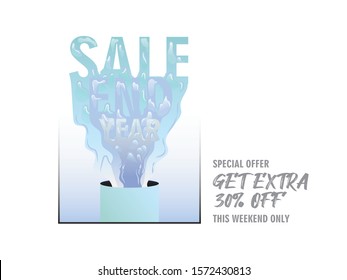 Year End Sale  Header - Template - Banner Design