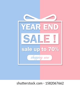 year end sale pastel background, Sale sign for shoppingonline, Super deal background, Advertisement background.