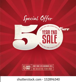 Year End Sale Poster