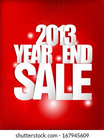 Year End Sale Poster (Paper Folding Design) 