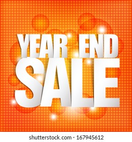 Year End Sale Poster (Paper Folding Design) 