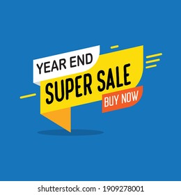 Year End Super Sale Banner