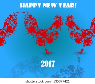 Year of fiery cock! Happy New Year!
