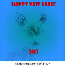 Year of fiery cock! Happy New Year!