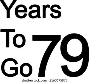 Year to go illustration vector on white background with amazing font
