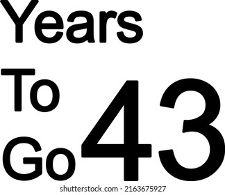 Year to go illustration vector on white background with amazing font