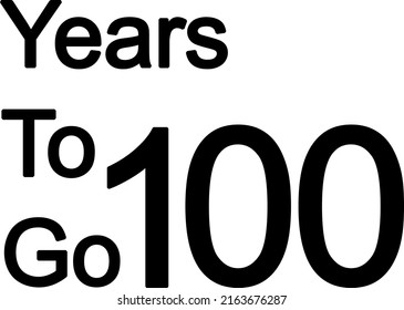 Year to go illustration vector on white background with amazing font