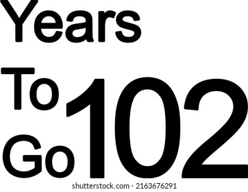 Year to go illustration vector on white background with amazing font