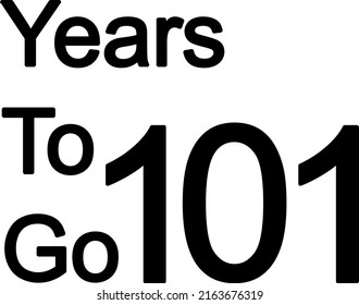 Year to go illustration vector on white background with amazing font
