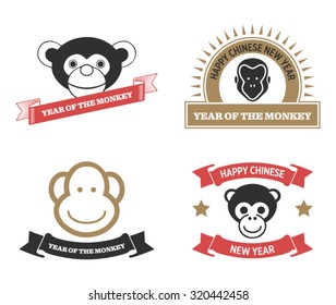 Year of the Monkey - Badges