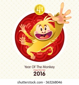 Year Of The Monkey Chinese New Year Zodiac Sign