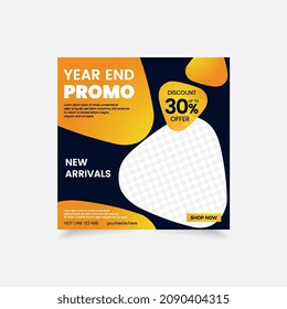 Year And Promo Discount 30 Percent Offer Promotion Product. Best For Sale Soft Opening Year End Or New Year Flash Sale.