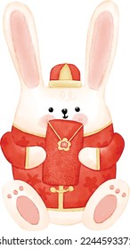 Year of the rabbit illustration