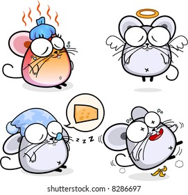 Year of the Rat Cartoon Emoticon Series - Miscellaneous