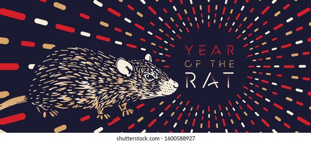 Year of the Rat Happy Chinese New Year 2020