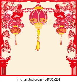 year of rooster design for Chinese New Year celebration