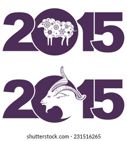 Year of Sheep. Year of Goat. 2015