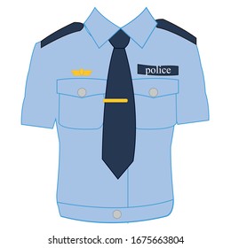 Year shirt of the employee to police bodies