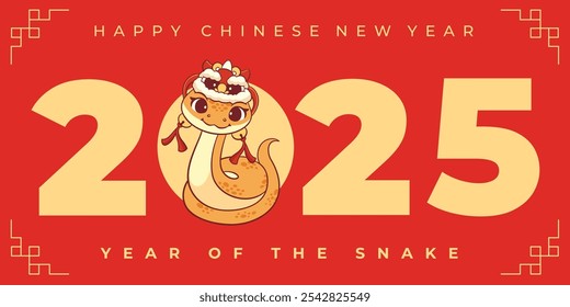 Year of the snake 2025 background