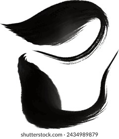 Jahr der Schlange 2025 - Kalligraphie für Neujahrsgrüße - Ink_Translating:Snake
