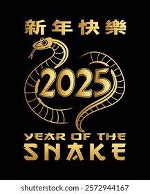 Year of the Snake 2025 Lunar Chinese New Year T-Shirt