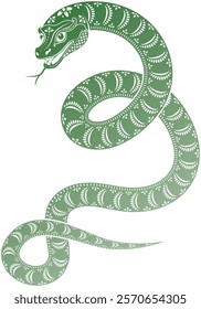 The Year of the Snake in China symbolizes wisdom, intuition, and grace. Traditionally, it is associated with good fortune and intelligence, encouraging strategic thinking and adaptability.