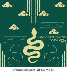 YEAR OF SNAKE, CHINESE NEW YEAR 2025 VECTOR DESIGN