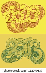 Year of the snake design.