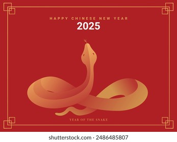 Año de la serpiente. feliz año nuevo chino fondo de saludo