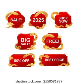 year of snake sales label