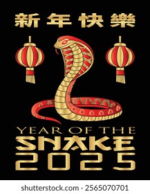Year Of The Snake T-shirt Design