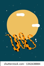 Year of the snake vector