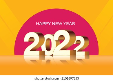 With the year of the tiger banner, we wish you a happy new year in 2022